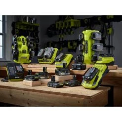 Ryobi ONE+ 18V (6) 1.5 Ah Batteries With Dual-Port Charger Starter Kit -Ryobi Store ryobi power tool batteries psk026 44 1000