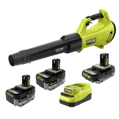 Ryobi ONE+ 18V HIGH PERFORMANCE Kit W/ (2) 4.0 Ah Batteries, 2.0 Ah Battery, Charger, & ONE+ HP 120 MPH 450 CFM Blower