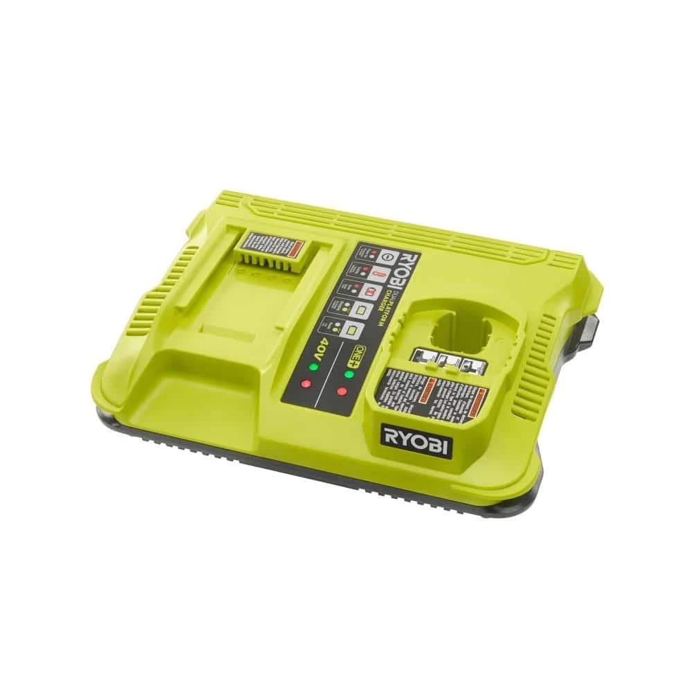 Ryobi ONE+ Lithium-Ion Dual Platform Charger For ONE+ 18V And 40-Volt Batteries 1 Ryobi ONE+ Lithium-Ion Dual Platform Charger For ONE+ 18V And 40-Volt Batteries