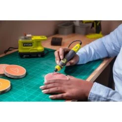 Ryobi ONE+ 18V Cordless 2-Tool Combo Kit With Dual Temperature Glue Gun And Compact Glue Gun (Tools Only) -Ryobi Store ryobi power tool combo kits p307 p306 1f 1000