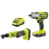 Ryobi ONE+ 18V Cordless 2-Tool Combo Kit Includes (1) 1.5Ah Battery And Charger