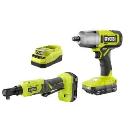 Ryobi ONE+ 18V Cordless 2-Tool Combo Kit Includes (1) 1.5Ah Battery And Charger