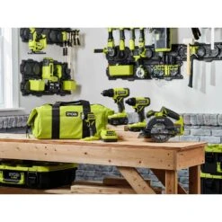 Ryobi ONE+ 18V Cordless 4-Tool Combo Kit With 1.5 Ah Battery, 4.0 Ah Battery, Charger, And 70-Piece Impact Driving Set -Ryobi Store ryobi power tool combo kits pcl1400k2 a967001 44 1000