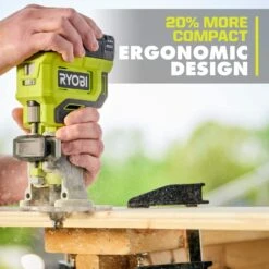 Ryobi ONE+ 18V Cordless 2-Tool Combo Kit With Compact Fixed Base Router And 5 In. Random Orbit Sander (Tools Only) -Ryobi Store ryobi power tool combo kits pcl406424sb 1f 1000