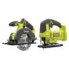Ryobi ONE+ 18V Cordless 2-Tool Combo Kit With 5-1/2 In. Circular Saw And Jig Saw (Tools Only)