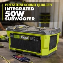 Ryobi ONE+ 18V Hybrid VERSE LINK Stereo And WHISPER SERIES 7-1/2 In. Fan (Tools Only) 17 Ryobi ONE+ 18V Hybrid VERSE LINK Stereo And WHISPER SERIES 7-1/2 In. Fan (Tools Only) -Ryobi Store ryobi power tool combo kits pcl601b pcl811b a0 1000