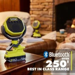 Ryobi ONE+ 18V Cordless 5-Tool Combo Kit With (2) Speakers, Fan, LED Light, And Hand Vac (Tools Only) -Ryobi Store ryobi power tool combo kits pcl6152p pcf02b pcl664b pcl705b 66 1000