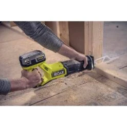 Ryobi ONE+ HP 18V Brushless Cordless Reciprocating Saw With 4.0 Ah Lithium-Ion HIGH PERFORMANCE Battery -Ryobi Store ryobi reciprocating saws pblrs01b pbp004 4f 1000