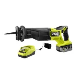 Ryobi ONE+ HP 18V Brushless Cordless Reciprocating Saw Kit With 4.0 Ah HIGH PERFORMANCE Battery And Charger