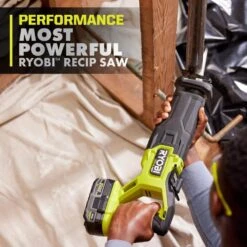 Ryobi ONE+ HP 18V Brushless Cordless Reciprocating Saw Kit With 4.0 Ah HIGH PERFORMANCE EDGE Battery And Charger -Ryobi Store ryobi reciprocating saws pblrs02b pbp1104 pcg004 40 1000