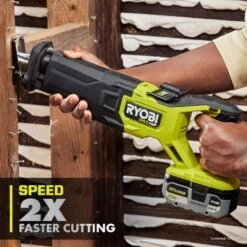 Ryobi ONE+ HP 18V Brushless Cordless Reciprocating Saw Kit With 4.0 Ah HIGH PERFORMANCE EDGE Battery And Charger -Ryobi Store ryobi reciprocating saws pblrs02b pbp1104 pcg004 a0 1000