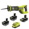 Ryobi ONE+ 18V HIGH PERFORMANCE Kit W/ (2) 4.0 Ah Batteries, 2.0 Ah Battery, Charger, & ONE+ 18V Reciprocating Saw