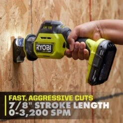 Ryobi ONE+ 18V HIGH PERFORMANCE Kit W/ (2) 4.0 Ah Batteries, 2.0 Ah Battery, Charger, & ONE+ HP 18V One-Handed Recip Saw -Ryobi Store ryobi reciprocating saws psk108sb psbrs02b 66 1000