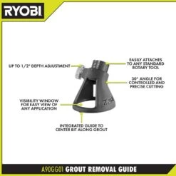 Ryobi Grout Removal Rotary Kit -Ryobi Store ryobi rotary tool accessory kits a90gg01a1 40 1000