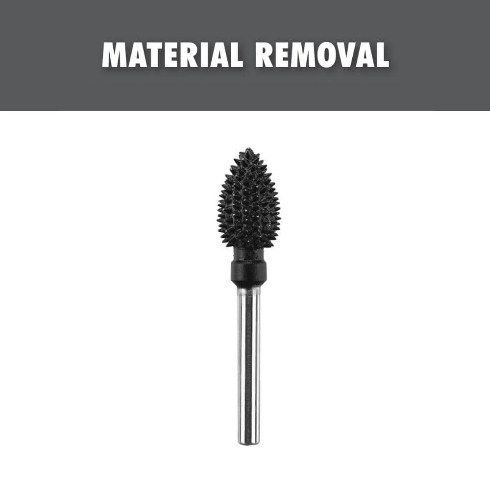 Ryobi Rotary ToolCoarse Flame Material Removal Burr (For Wood, Plastic, Fiberglass And Drywall) 1 Ryobi Rotary ToolCoarse Flame Material Removal Burr (For Wood, Plastic, Fiberglass And Drywall)