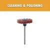 Ryobi Rotary Tool220 Grit Cleaning And Polishing Disc (For Metal And Plastic)