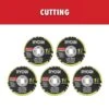 Ryobi Rotary Tool 5-Piece Twist Lock Cut-Off Wheels (For Metal And Plastic)
