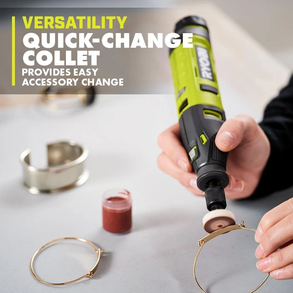 Ryobi USB Lithium Rotary Tool Kit With 2.0 Ah USB Lithium Battery And Charging Cable 4 Ryobi USB Lithium Rotary Tool Kit With 2.0 Ah USB Lithium Battery And Charging Cable - Image 4