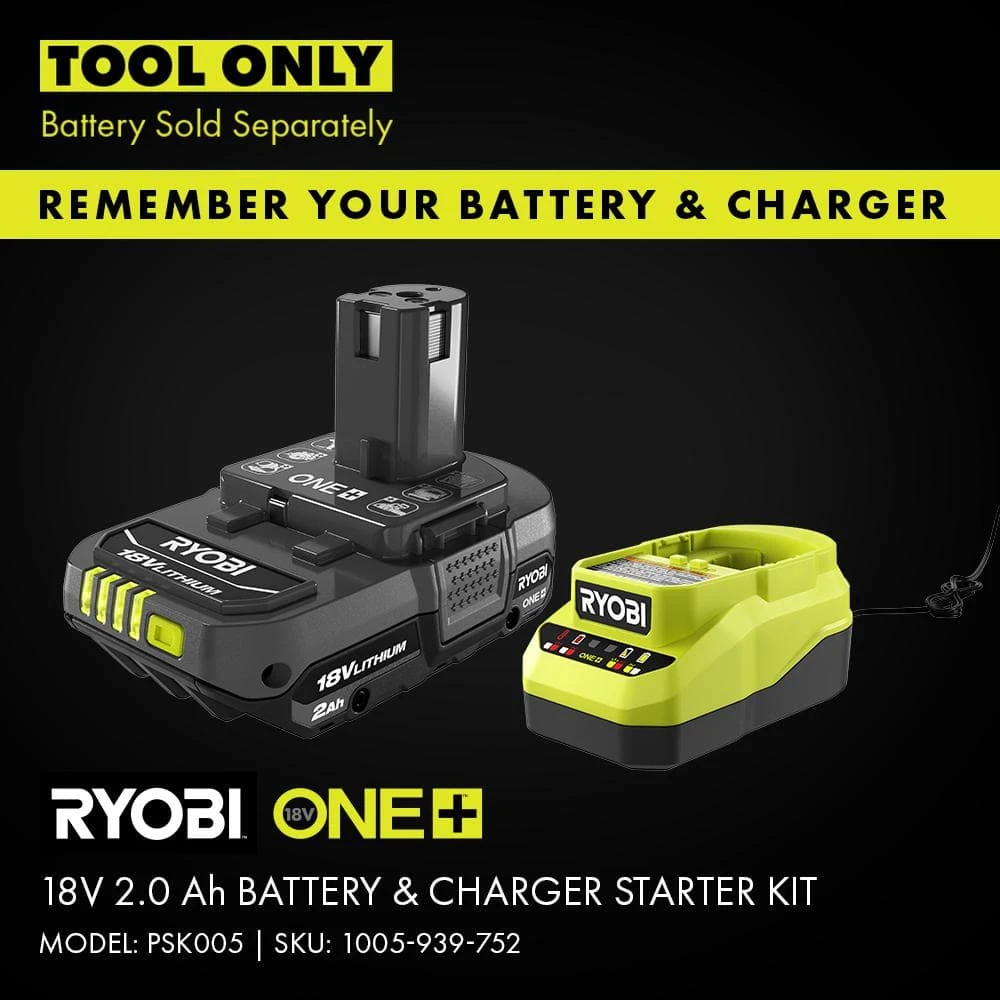 Ryobi ONE+ HP 18V Brushless Cordless Rotary Tool (Tool Only) With Variable Speed Rotary Foot Pedal 9 Ryobi ONE+ HP 18V Brushless Cordless Rotary Tool (Tool Only) With Variable Speed Rotary Foot Pedal - Image 9