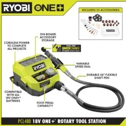 Ryobi ONE+ 18V Cordless Rotary Tool Station (Tool Only) -Ryobi Store ryobi rotary tools pcl480b 40 1000