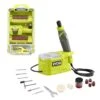 Ryobi ONE+ 18V Cordless Precision Craft Rotary Tool Kit With 1.5 Ah Battery, Charger, And Rotary Tool 29-Piece Kit