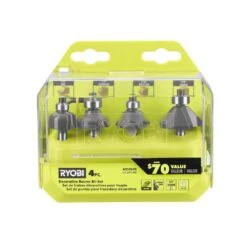 Ryobi Decorative Router Bit Set (4-Piece)