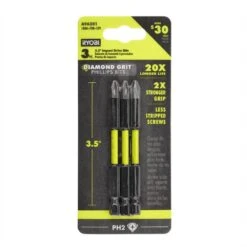 Ryobi 3-1/2 In. Diamond Grit Impact Drive Bits (3-Piece)