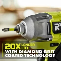 Ryobi 2 In. Diamond Grit Impact Drive Bits (5-Piece) 18 Ryobi 2 In. Diamond Grit Impact Drive Bits (5-Piece) -Ryobi Store ryobi screwdriver bits a96502 1d 1000