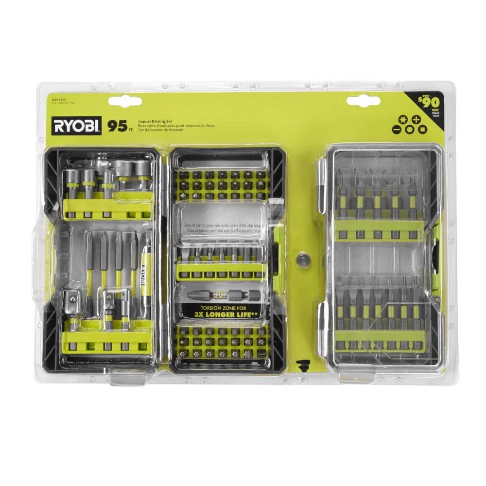 Ryobi Impact Driving Set (95-Piece) 1 Ryobi Impact Driving Set (95-Piece)