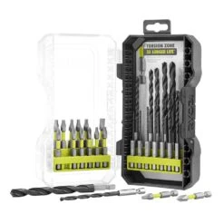 Ryobi Black Oxide Impact Drill And Drive Drill Bit Set (28-Piece) -Ryobi Store ryobi screwdriver bits a982801 44 1000