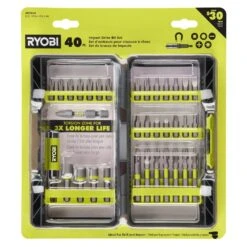 Ryobi Impact Rated Screwdriver Drill Bit Kit (40-Piece)