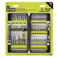 Ryobi Impact Rated Screwdriver Drill Bit Kit (50-Piece)