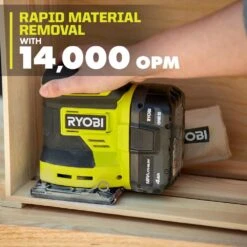 Ryobi ONE+ 18V Cordless 1/4 Sheet Sander (Tool Only) -Ryobi Store ryobi sheet sanders pcl401b 1d 1000