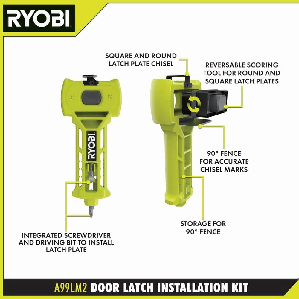 Ryobi Door Latch Installation Kit 3 Ryobi Door Latch Installation Kit - Image 3