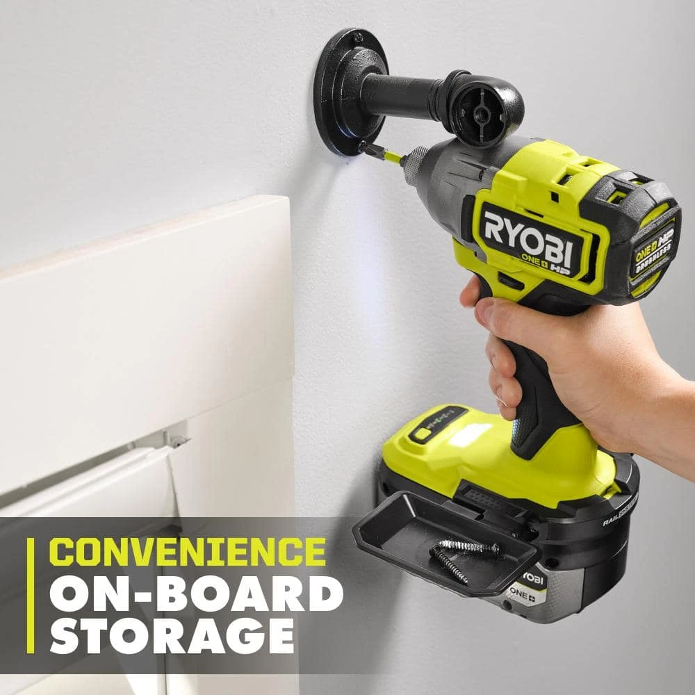 Ryobi RAIL System Accessory Set (3-Piece) With Base, Magnetic Bit Bar Attach, 180° Magnetic Tray, (2) Screws, (4) Impact Bits 3 Ryobi RAIL System Accessory Set (3-Piece) With Base, Magnetic Bit Bar Attach, 180° Magnetic Tray, (2) Screws, (4) Impact Bits - Image 3