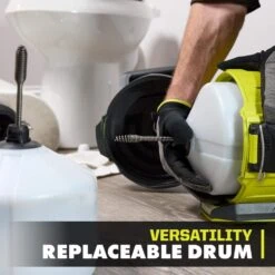 Ryobi 1/4 In. Auger Drum Replacement 35 Ft. Cable -Ryobi Store ryobi specialty power tool accessories a122ad3 1d 1000