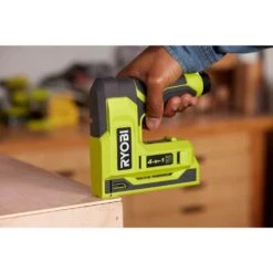 Ryobi USB Lithium 4-in-1 Stapler/Nailer Kit With 3.0 Ah Battery, Charging Cable, And FREE USB Lithium 2.0 Ah Battery -Ryobi Store ryobi staplers fvn51k fvb02 77 1000