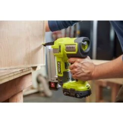 Ryobi ONE+ Airstrike 18GA Narrow Crown Stapler Kit With 2.0Ah Battery And Charger -Ryobi Store ryobi staplers p361k 77 1000