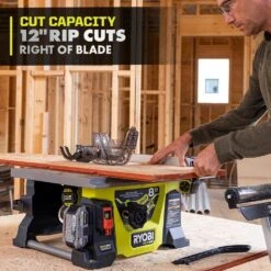 Ryobi ONE+ HP 18V Brushless Cordless 8-1/4 In. Compact Portable Jobsite Table Saw Kit With (2) 4.0 Ah Batteries And Charger -Ryobi Store ryobi stationary table saws pblts01k 1d 1000