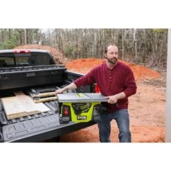Ryobi ONE+ HP 18V Brushless Cordless 8-1/4 In. Compact Portable Jobsite Table Saw And Miter Saw Kit W/ (2) Batteries & Charger -Ryobi Store ryobi stationary table saws pblts01k pbt01b c3 1000