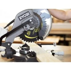 Ryobi 10 In. 40 Carbide Teeth Thin Kerf Miter Saw Blade -Ryobi Store ryobi table saw blades miter saw blades a181002 a0 1000