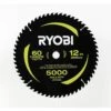 Ryobi 12 In. 60 Carbide Teeth Thin Kerf Miter Saw Blade