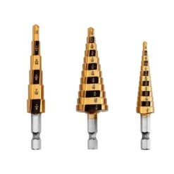 Ryobi Step Drill Bit Set (3-Pieces) -Ryobi Store ryobi twist drill bits a97301 1d 1000