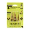 Ryobi Step Drill Bit Set (3-Pieces)