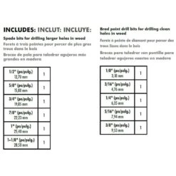 Ryobi Wood Drilling Set (11-Piece) -Ryobi Store ryobi twist drill bits ar2041 44 1000