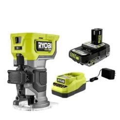 Ryobi ONE+ HP 18V Brushless Cordless Compact Router Kit With 2.0 Ah HIGH PERFORMANCE Battery And Charger