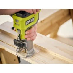 Ryobi ONE+ 18V Cordless Compact Fixed Base Router With 2.0 Ah Battery And Charger Kit -Ryobi Store ryobi wood routers pcl424b psk005 77 1000
