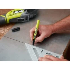 Ryobi Black Fine Point Permanent Workshop Marker (12-Pack) -Ryobi Store ryobi writing utensils rpm121 12 44 1000